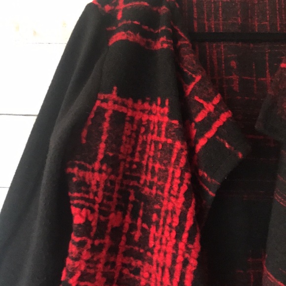 Felted wool open waterfall cardigan - Picture 4 of 12